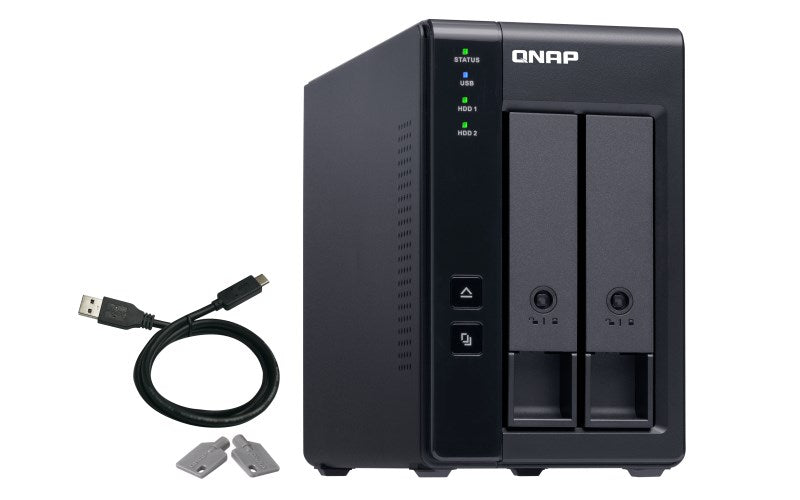 QNAP TR-002 Disk Array - 2 Bay NAS Storage Expansion - TR-002