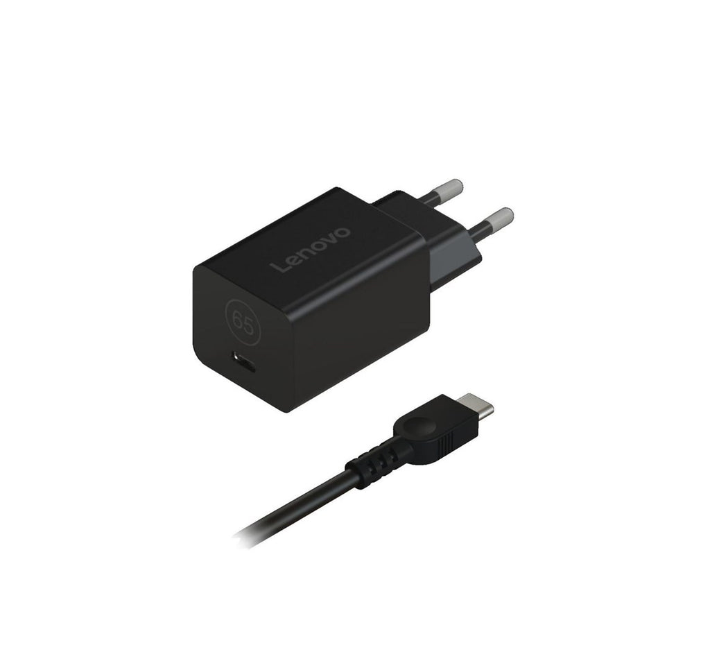 Lenovo GaN Nano 65W Universal AC Adapter for Laptops G0A6GN65EU