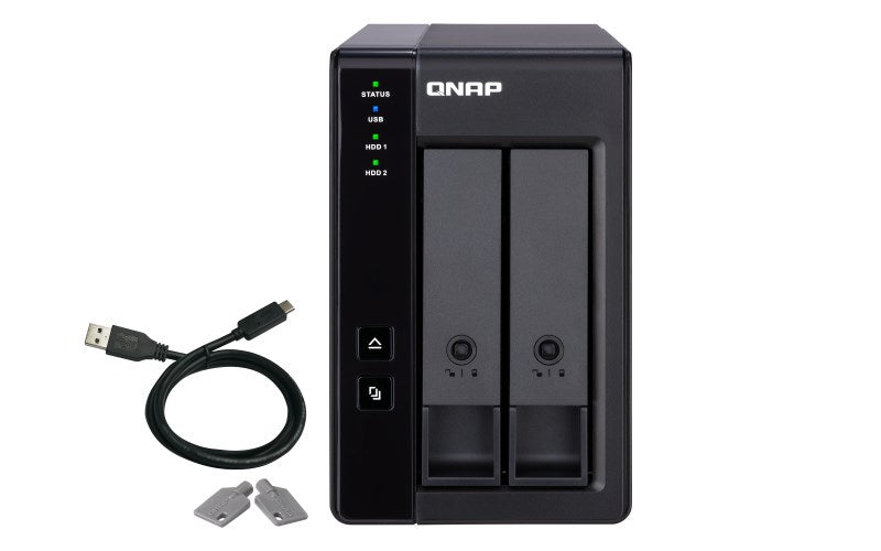 QNAP TR-002 Disk Array - 2 Bay NAS Storage Expansion - TR-002