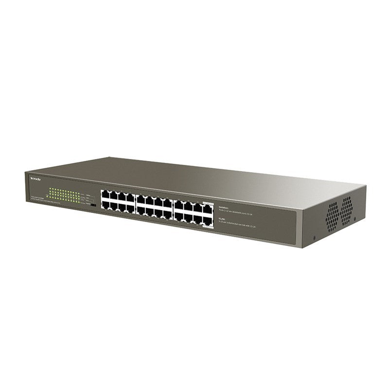 Tenda TEG1124P-24-250W Unmanaged Gigabit Ethernet Switch with PoE 24 Ports Networks