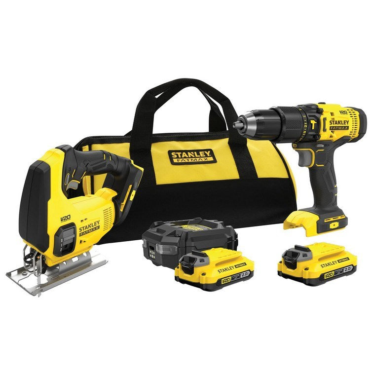 STANLEY V20 Set SFMCK465D2T (SFMCD711 + SFMCS600) 2x2.0Ah