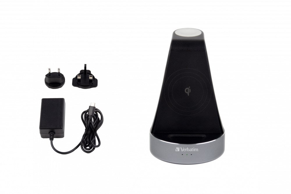 Verbatim Wireless Charging Indoor Power Bank 20W with AC Adapter - Model 49555