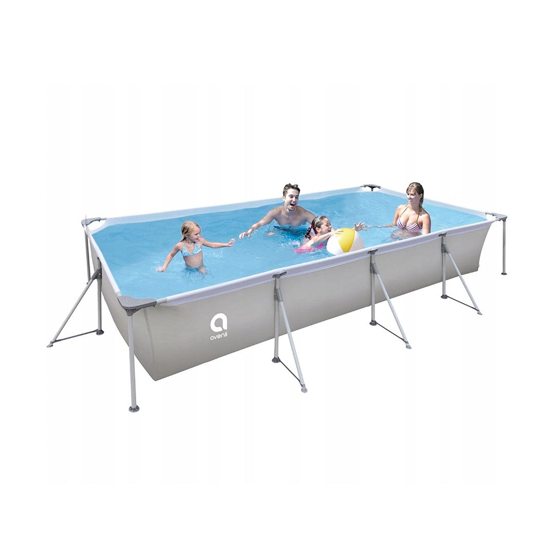 Avenli Grey Frame Swimming Pool, 3940x2070mm, 6075 L Volume, Model 17723EU