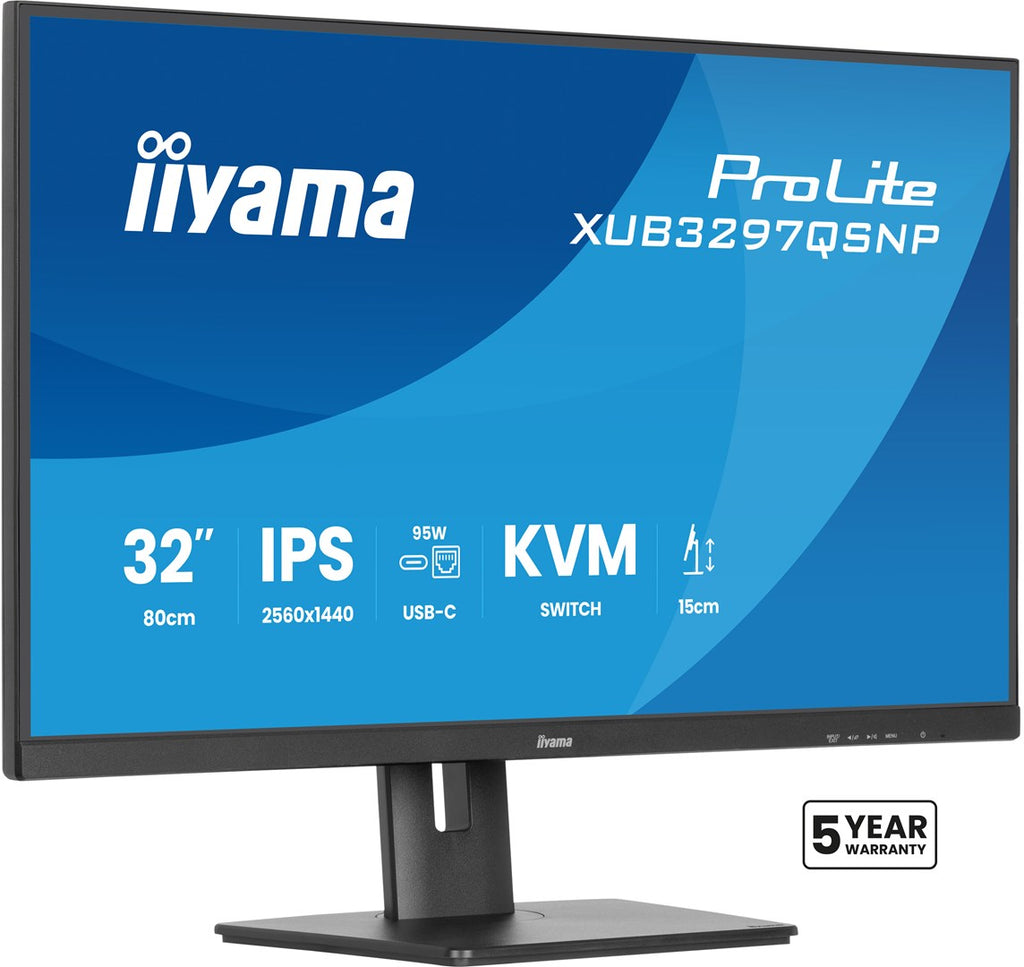 IIYAMA ProLite XUB3297QSNP-B1 Computer Monitor 32" Quad HD LED Black