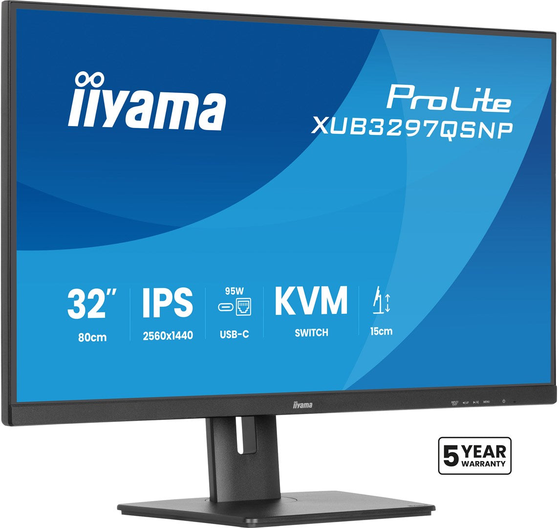 IIYAMA ProLite XUB3297QSNP-B1 Computer Monitor 32" Quad HD LED Black