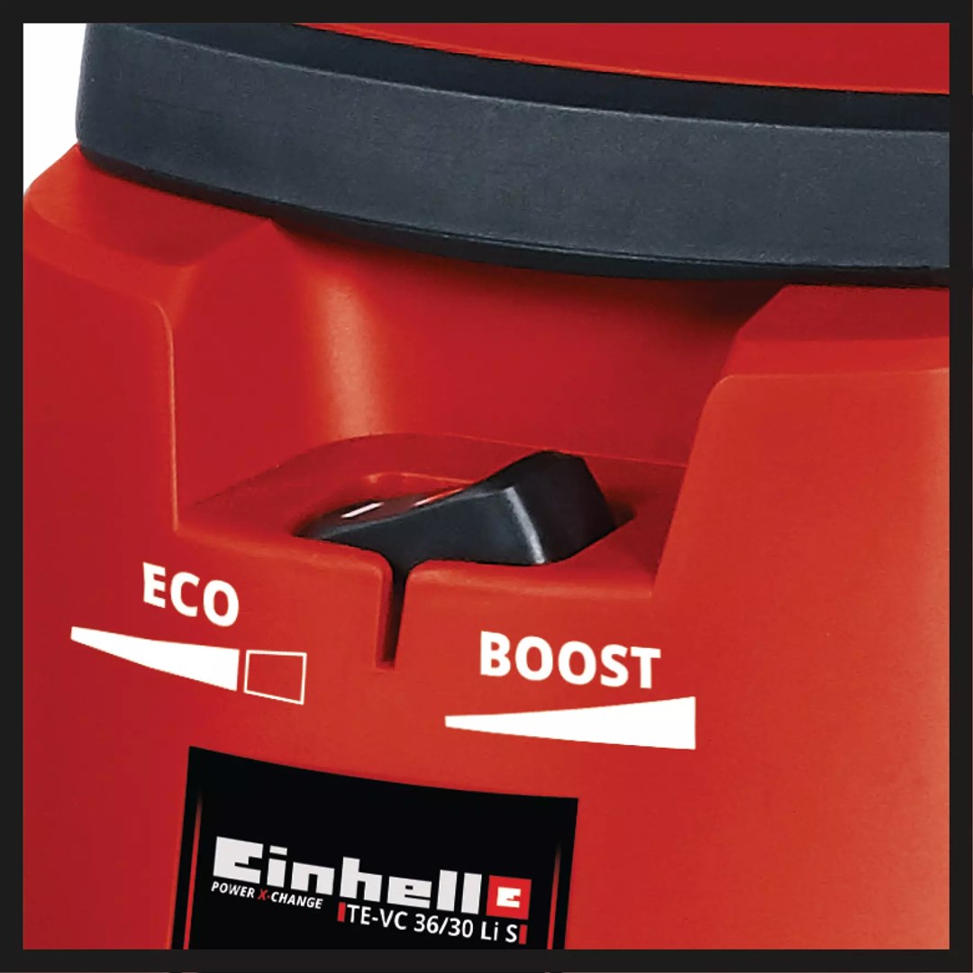 Einhell TE-VC 36/30 Li S-Solo 30 L Drum vacuum Dry&wet Dust bag