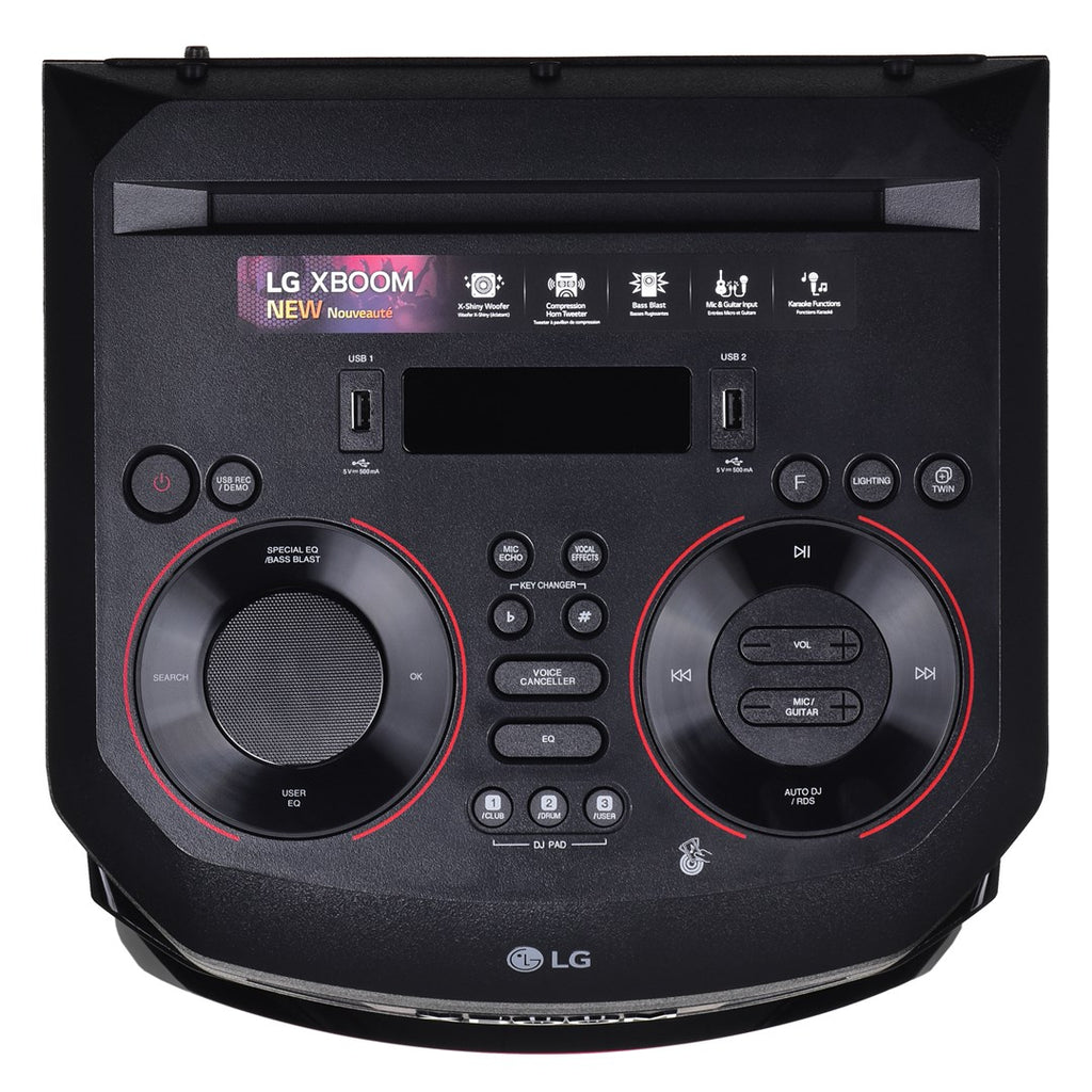 LG XBOOM RNC9 Party Speaker with Multi-Color LED Lighting