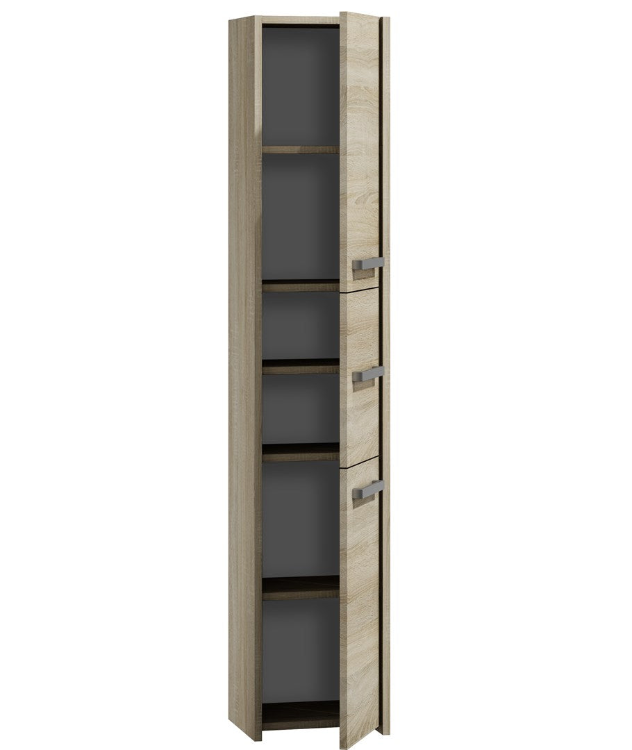 Topeshop S43 SONOMA Bathroom Storage Cabinet Oak