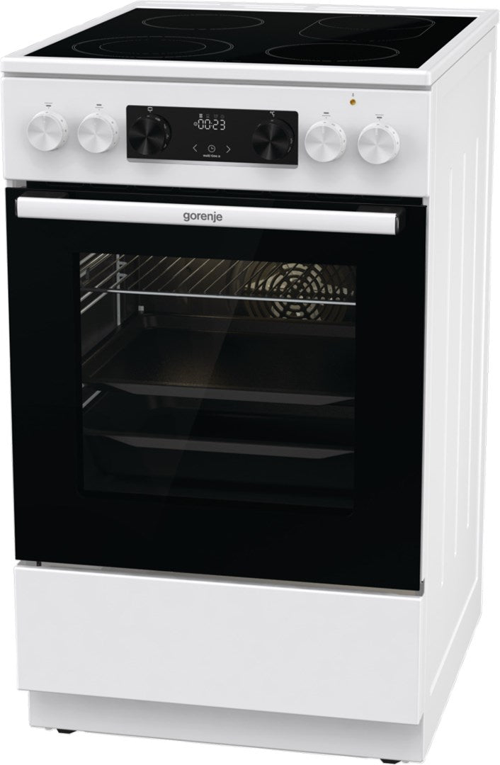 Gorenje GECS5C70WA Freestanding Cooker Coil Hob White