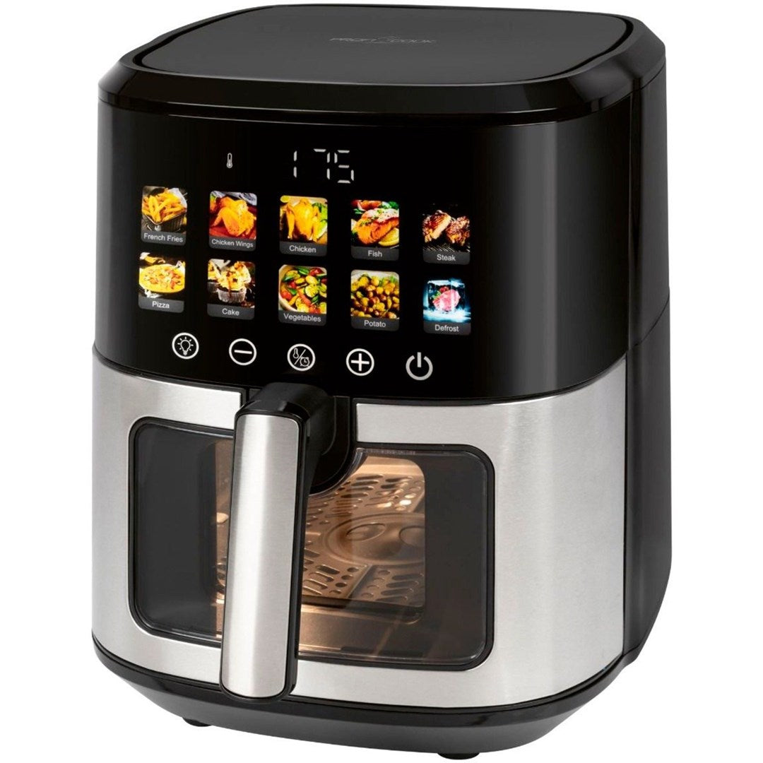 ProfiCook PC-FR 1286 H Air Fryer 6.5 L 1700W Black Stainless Steel