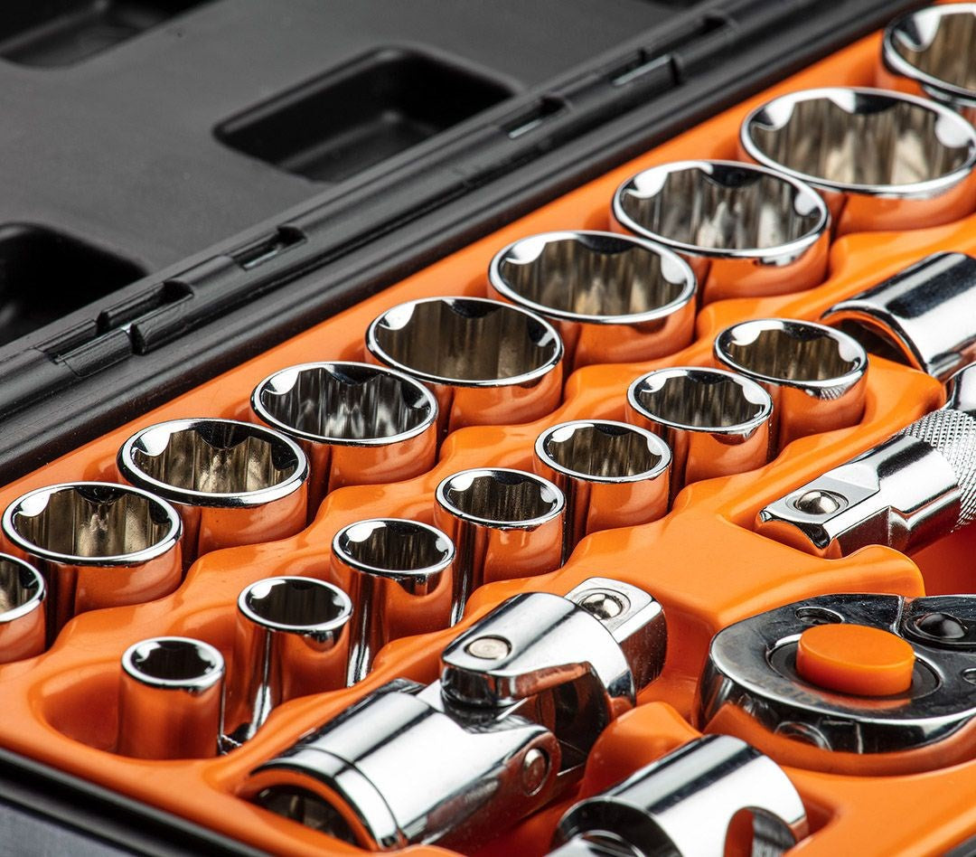 NEO TOOLS Socket Set 1/2" 35600 g Dimensions 192 mm x 192 mm x 192 mm Model 08-694