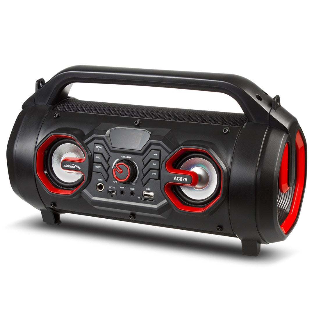 Bazooka Audiocore Portable Speaker Bluetooth 5.0 FM Radio Micro Card SD IPX4 2000mAh AC875