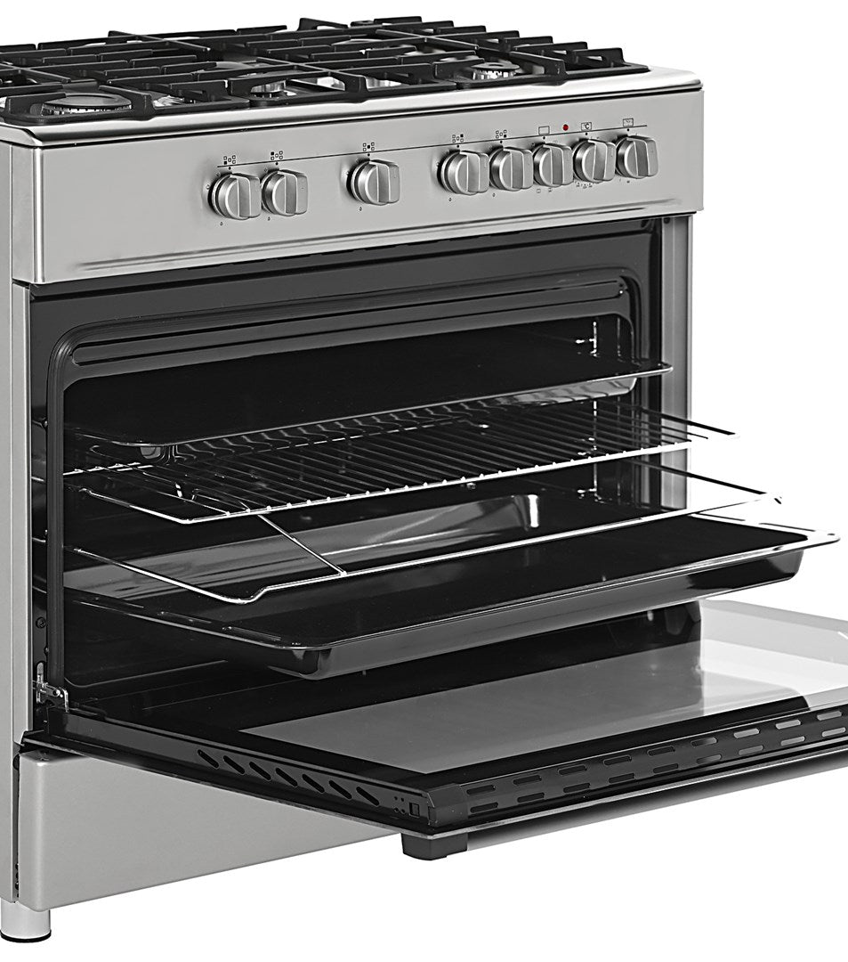 Ravanson Gas/Electric Cooker KWGE-K90A Cheff Inox