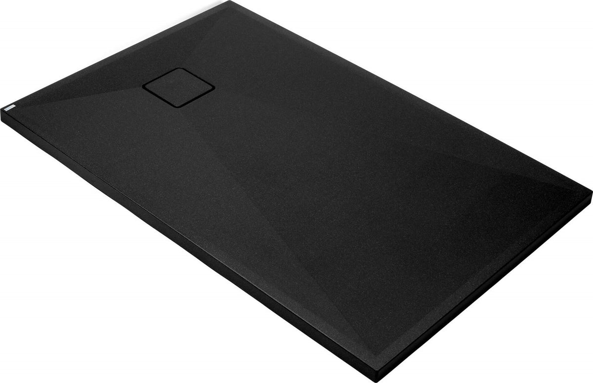 Deante Rectangular Shower Tray Granite 100x90 cm Black KQR N45B