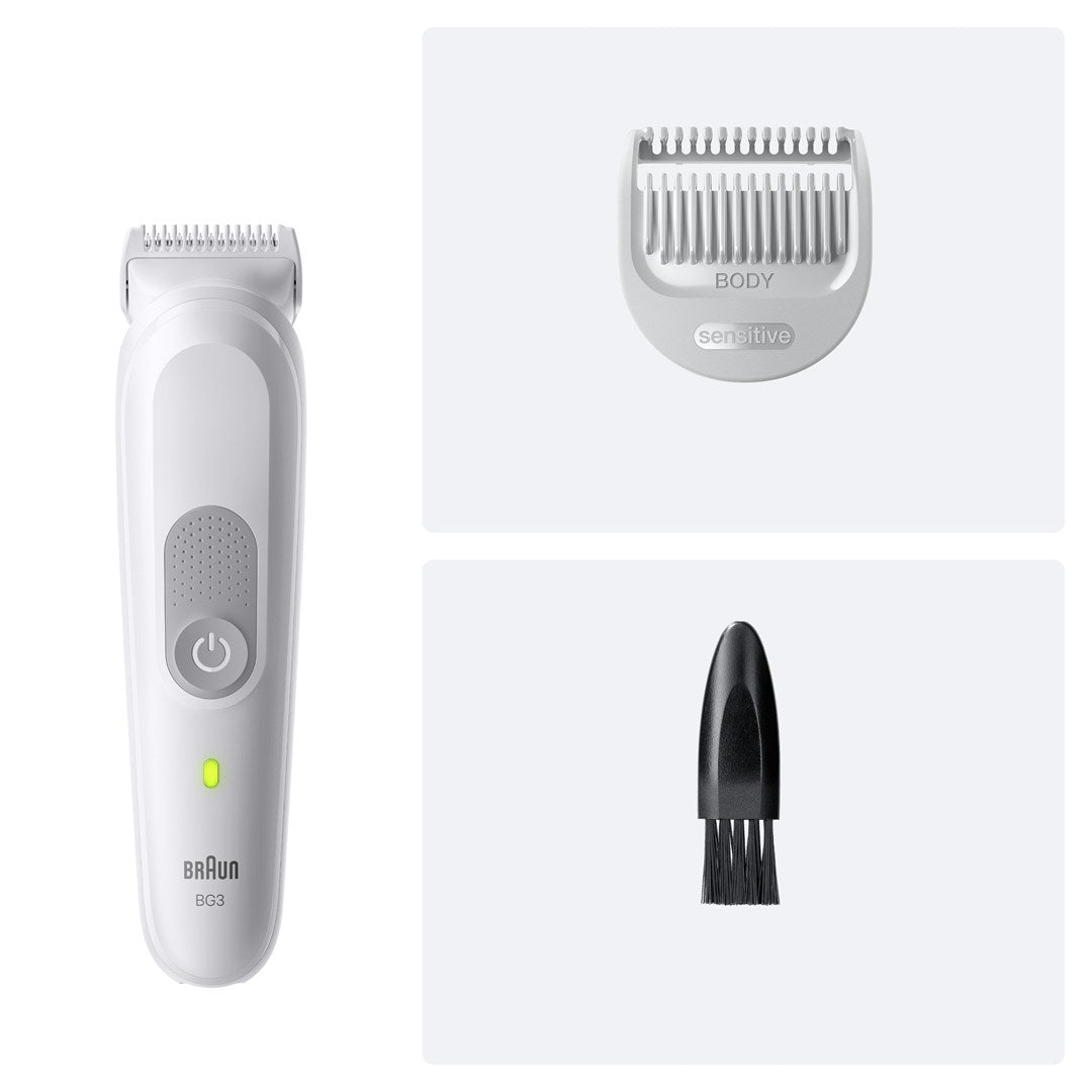 Braun Body Groomer/Shaver Wet & Dry 7690868 - Light Grey - 600 g