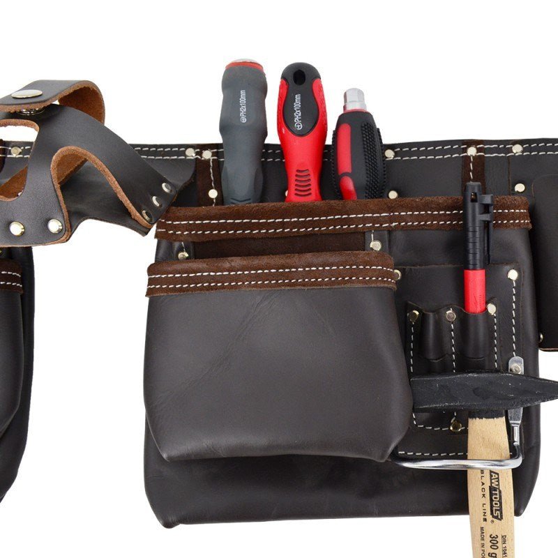 AWTOOLS Tool Belt 1000 g 130 mm x 360 mm x 280 mm Model AW30617BL