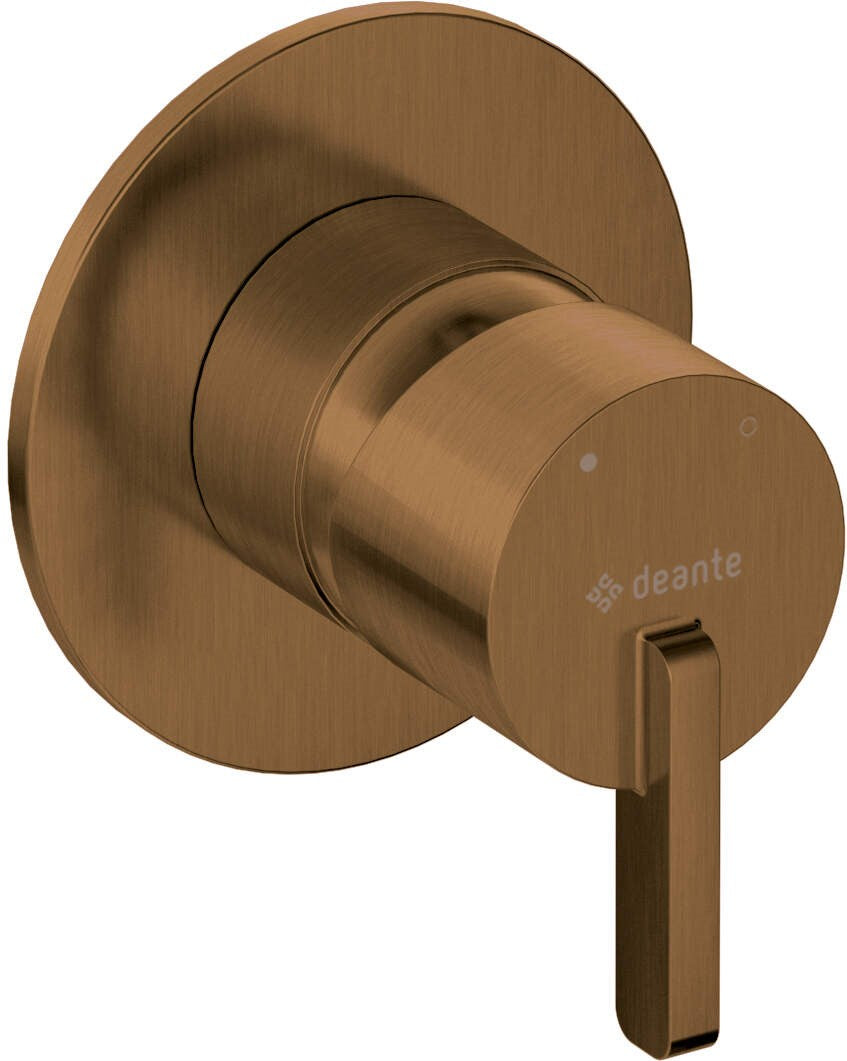 Deante Concealed Shower Faucet Single-Lever Brushed Bronze