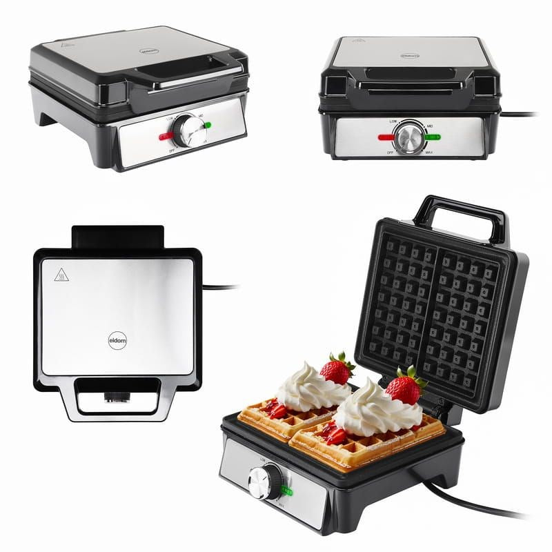 ELDOM Waffle Iron 1600 W Black | Model WA1600