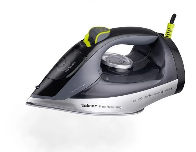 Zelmer Steam Iron 3200 W PrimeSteam Black, Green ZIR4800
