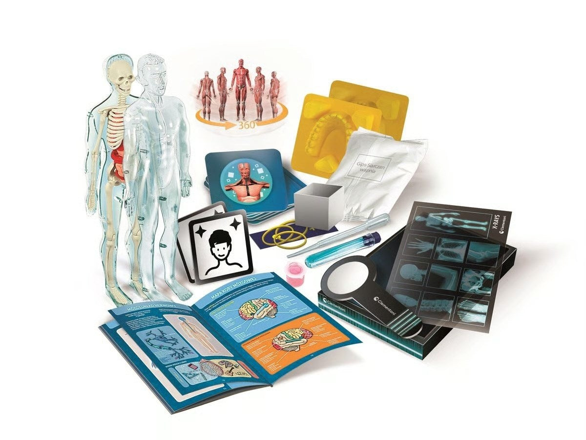 Clementoni Anatomy Education Kit for Ages 8+ - Super Anatomy Set - 310 mm x 450 mm x 75 mm - 1270 g