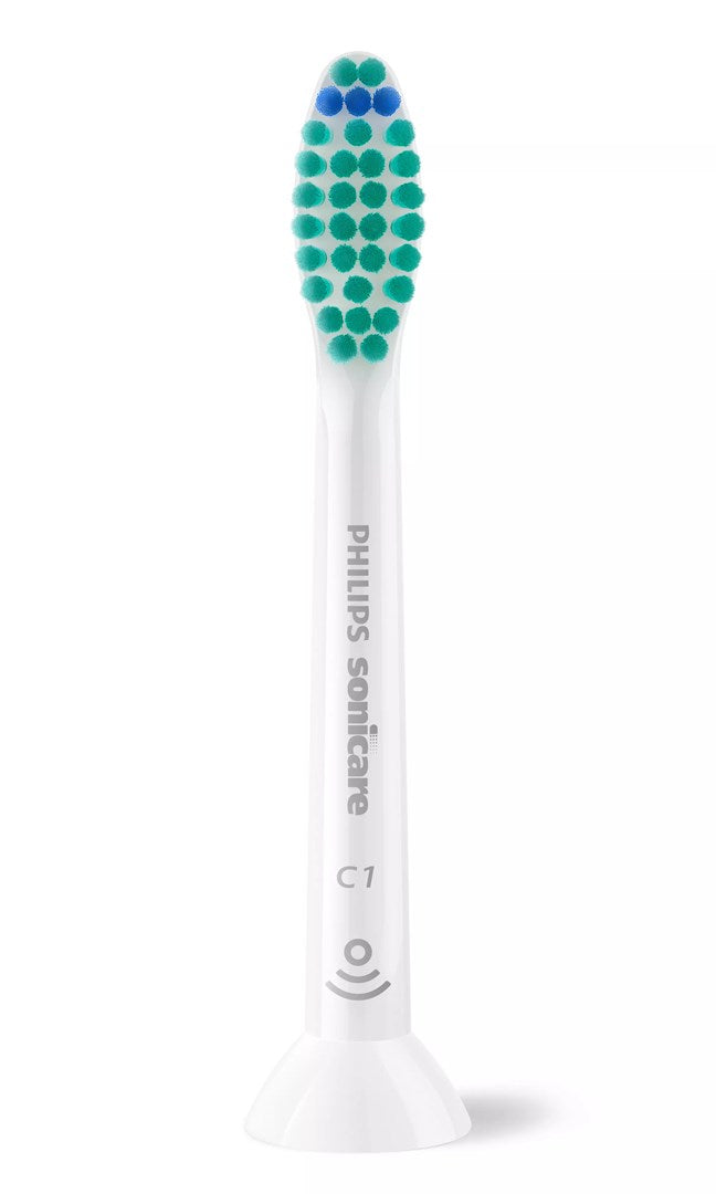 Philips ProResults Replacement Brush Heads for Toothbrushes, 4 Pieces (HX6014/87)