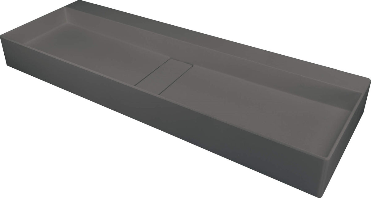 Deante Granite Washbasin with Cover Anthracite 100x40 cm