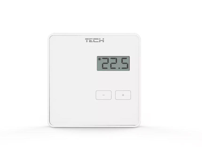 R-8B PLUS Wireless Room Controller White for Tech Controllers