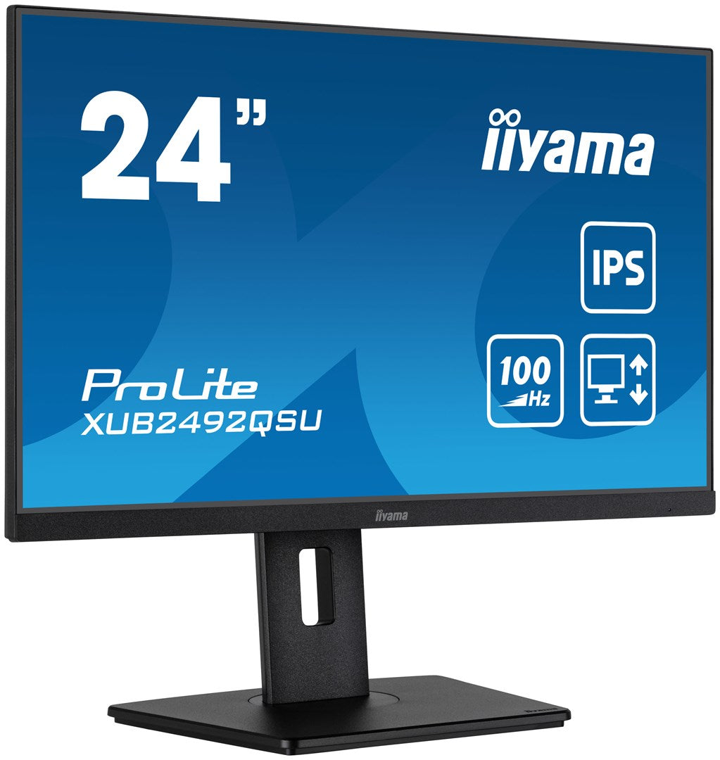 iiyama ProLite XUB2492QSU-B1 Monitor 23.8" 2560 x 1440 Quad HD LED Black