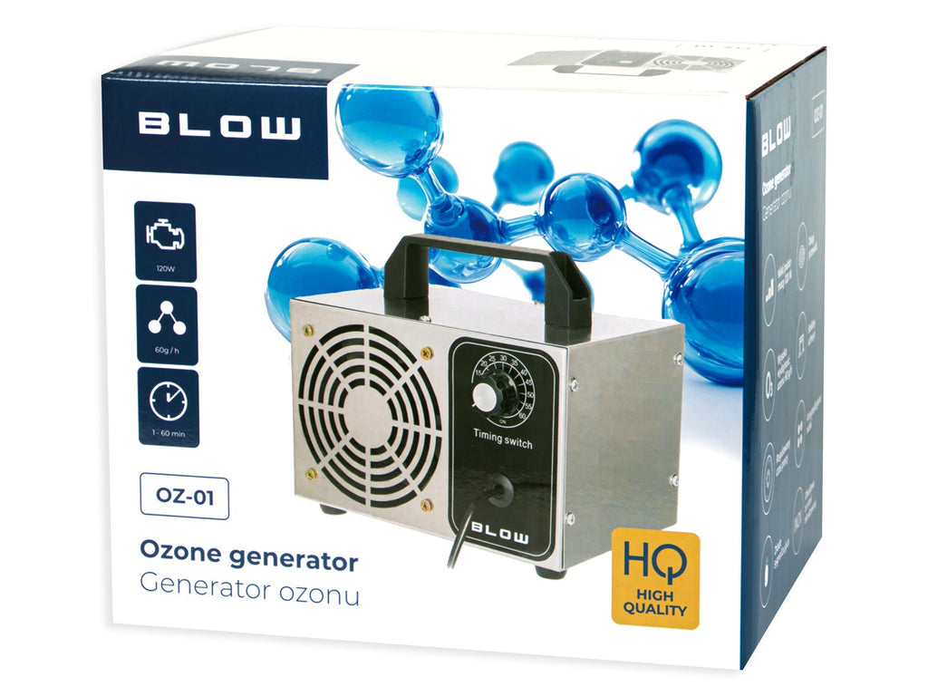BLOW OZ-01 Ozone Generator 60,000 mg/h 120W