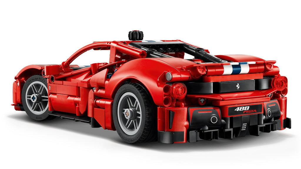 LEGO TECHNIC Ferrari 488 PISTA Building Kit 882 Elements for Ages 9+ Model 42235