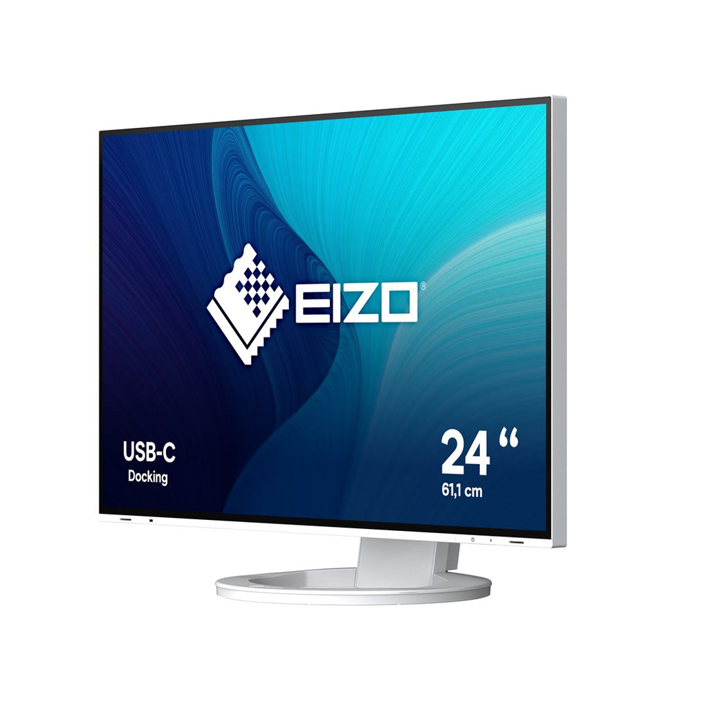 EIZO FlexScan EV2485-WT computer monitor 61.2 cm (24.1 ) 1920 x 1200 pixels WUXGA LCD White