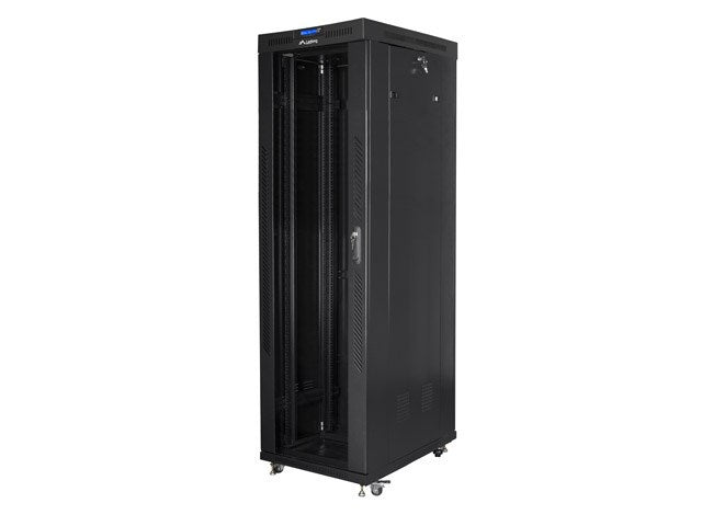 Lanberg FF01-6042-12BL Rack Cabinet 42U Freestanding Black