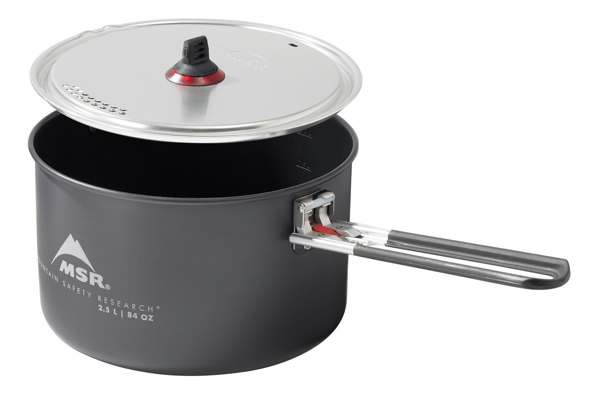 MSR 13231 Camping Cookware Pot 2.5 L Aluminium Grey