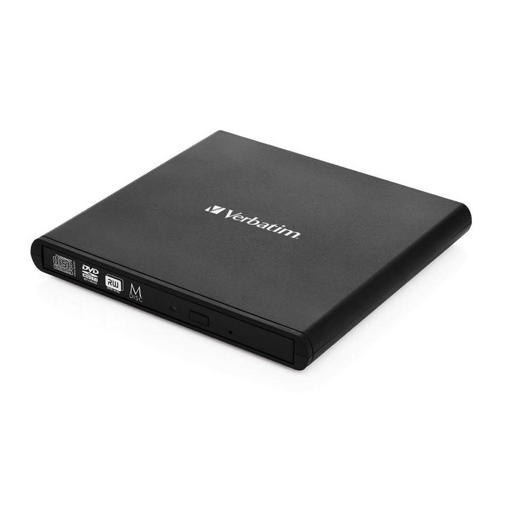 Verbatim Slimline CD/DVD External Drive Black