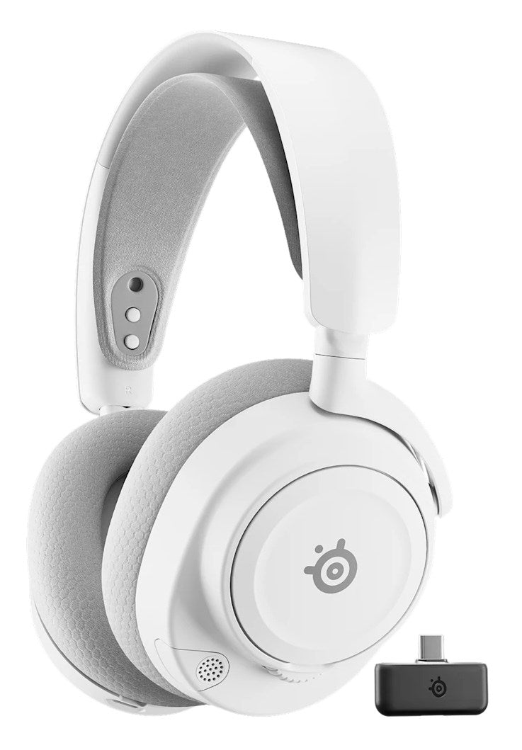 SteelSeries Headphones Arctis Nova 7X Gen 2, White Model: 61759 Gaming Headset Wireless Bluetooth 5.0