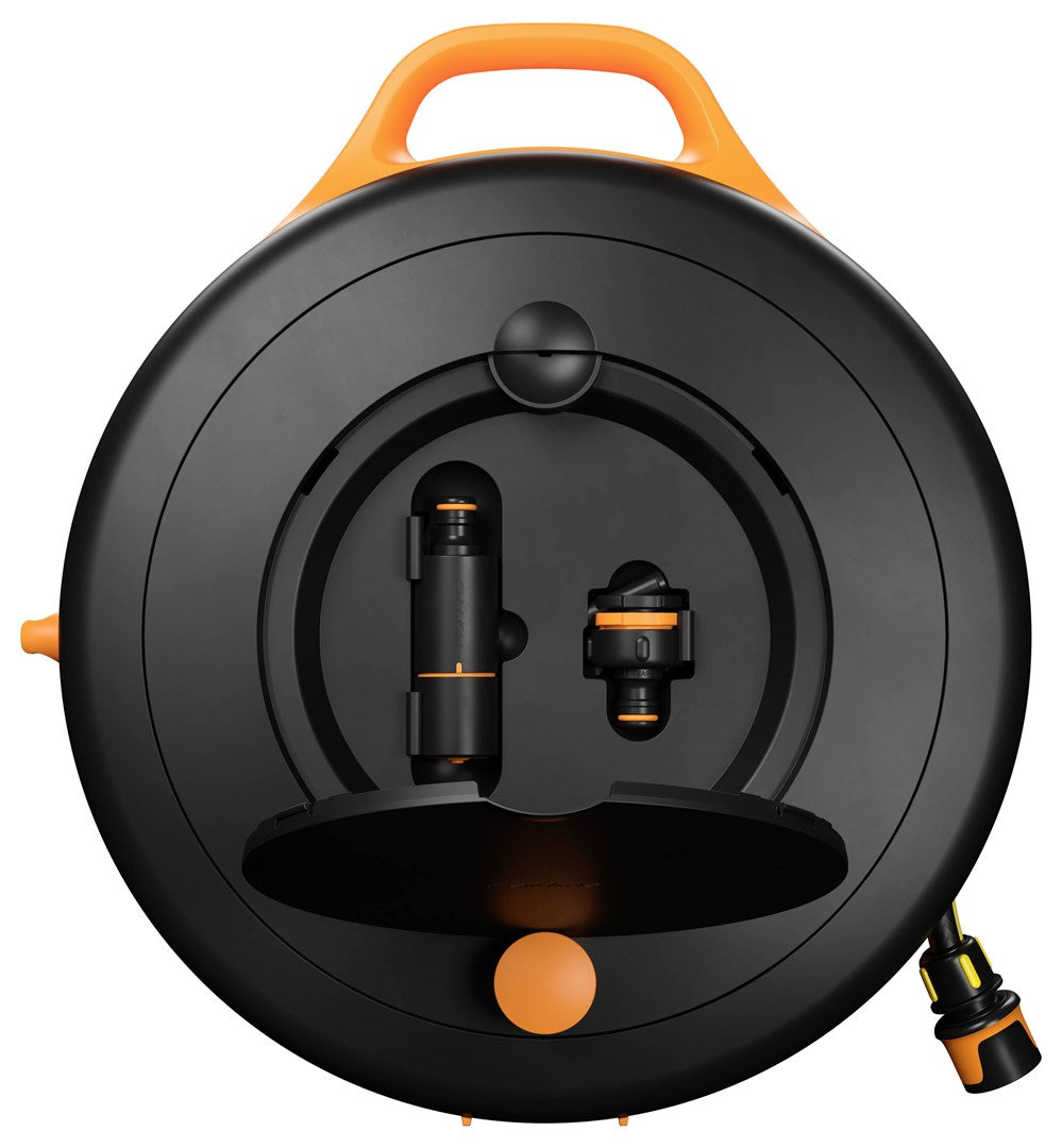 Fiskars Comfort Waterwheel Hose Reel 9 mm x 15 m Black Orange