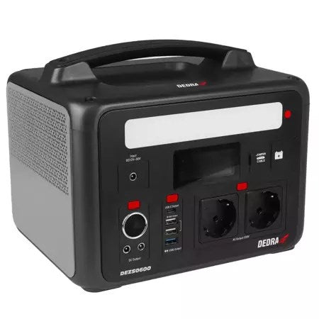 DEDRA Power Station 640Wh 1200W 10720 g 300x316x273mm Model DEZS0600