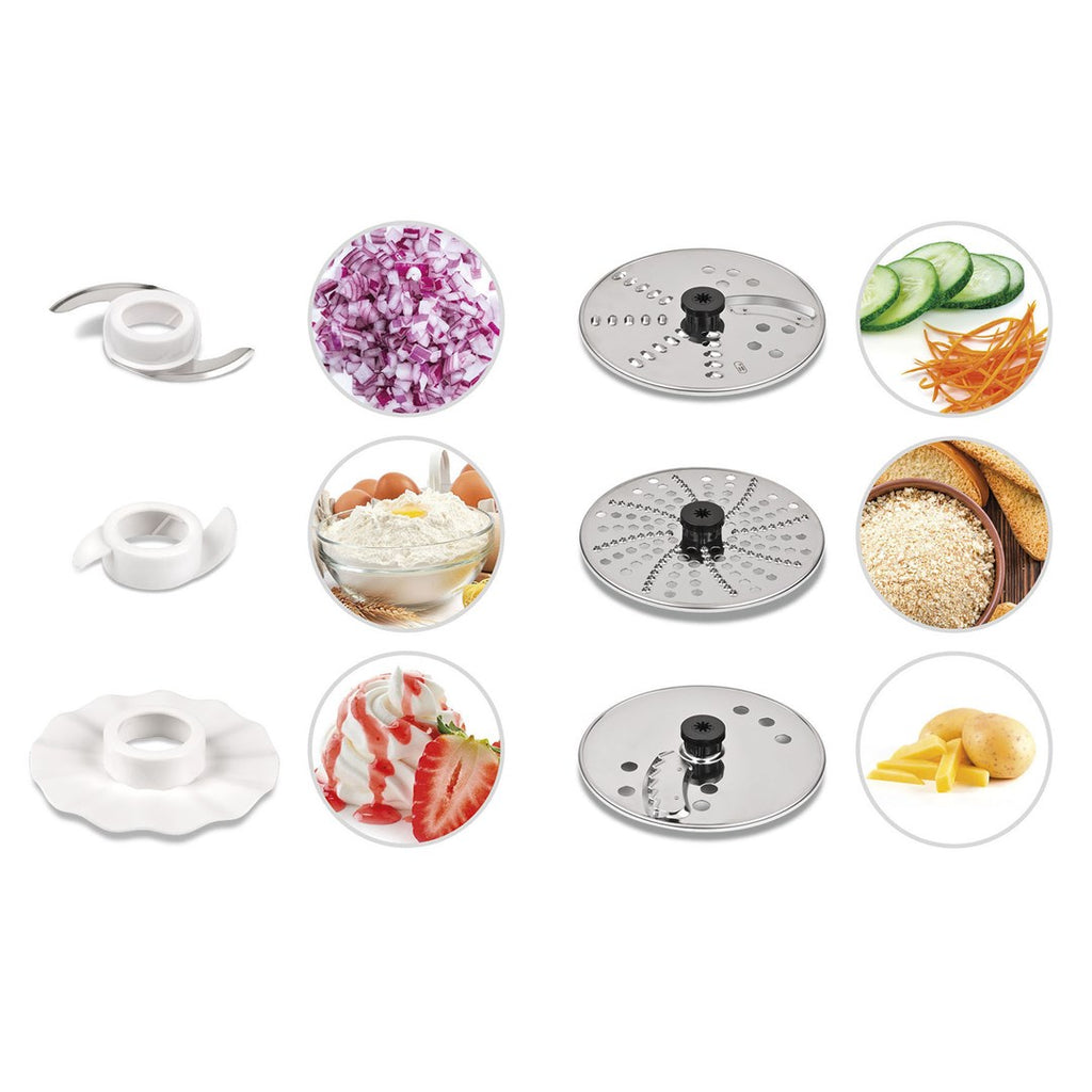 G3 Ferrari Food Processor 1000 W 3 L Transparent White G20099