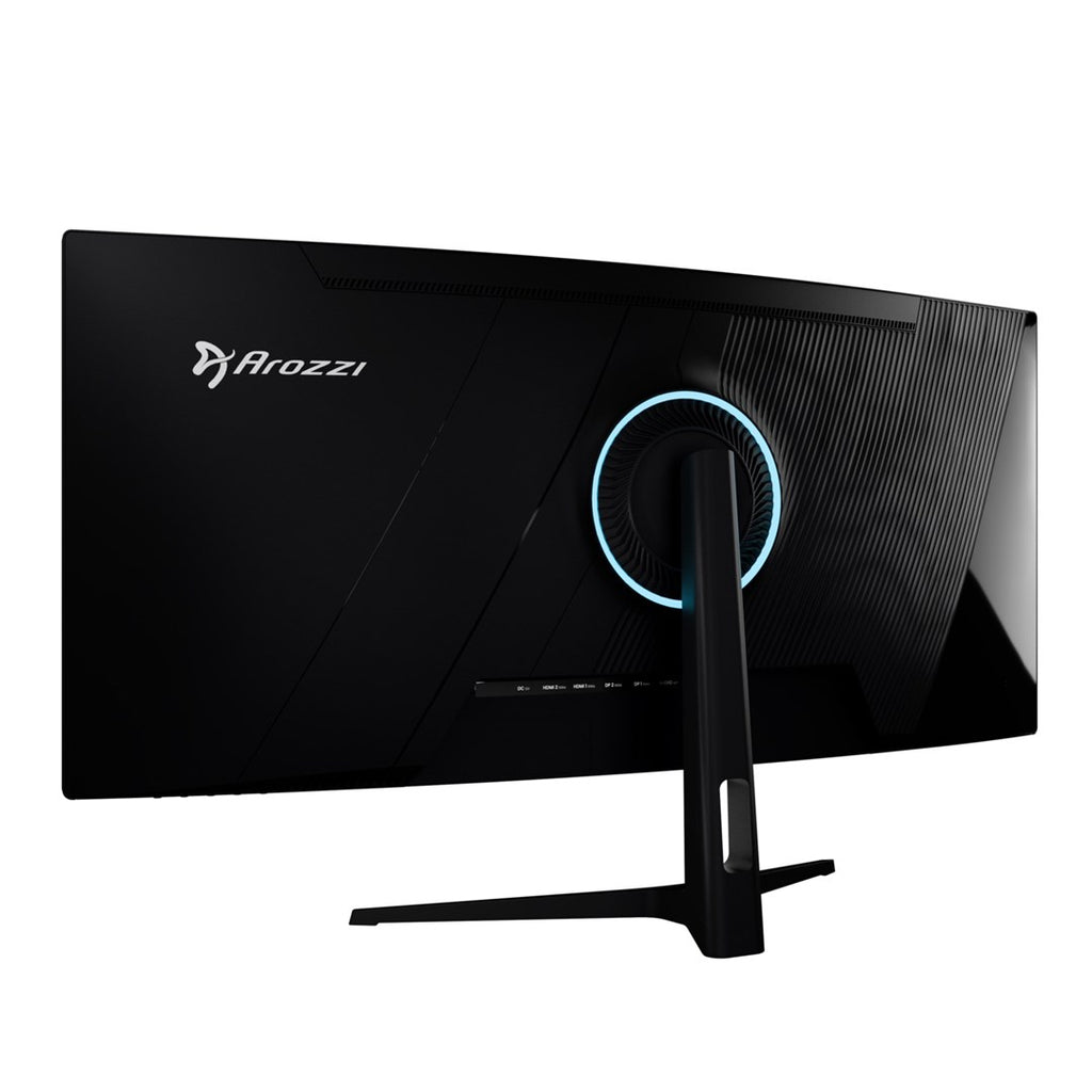 AROZZI Nova 34" Curved Computer Monitor 3440 x 1440 4K Ultra HD Black | Model 548621