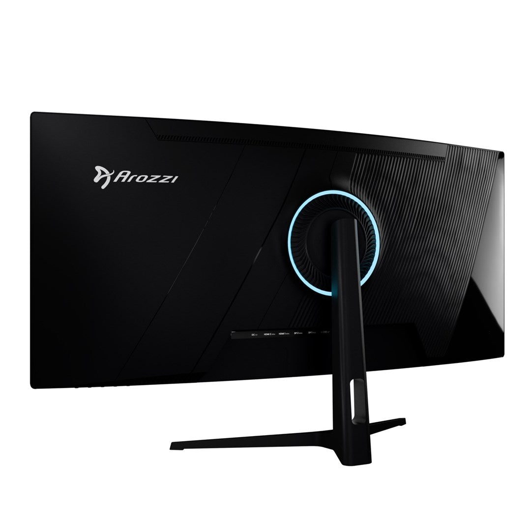 AROZZI Nova 34" Curved Computer Monitor 3440 x 1440 4K Ultra HD Black | Model 548621