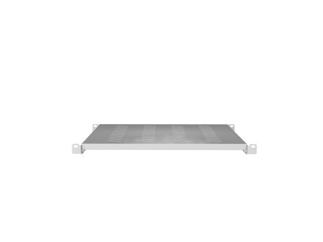 Lanberg Rack Shelf 1U 25 kg Grey 700 mm x 482.6 mm x 45 mm AK-1010-S