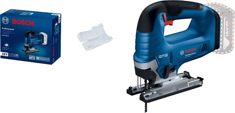 BOSCH Cordless Jigsaw 18V 06015B3021 - Weight: 2590 g, Max Speed: 3500spm