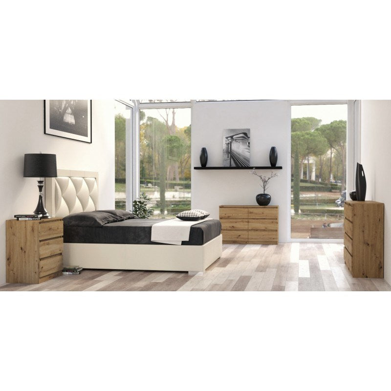 Topeshop M6 120 Chest of Drawers Artisan Oak Color