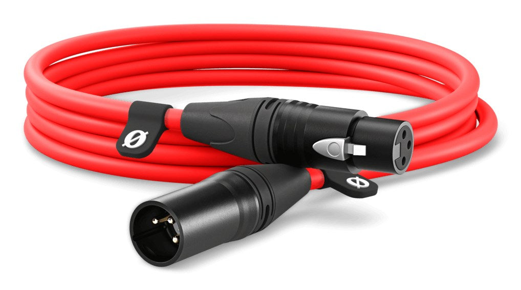 RODE XLR3M-R Audio Cable 3 m XLR Red