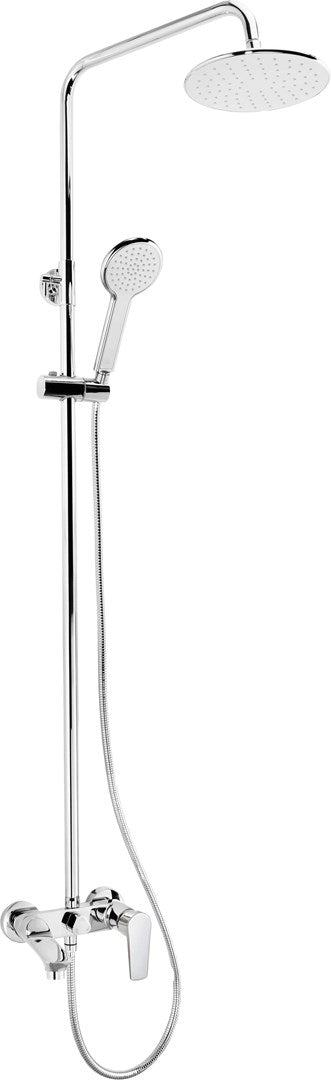 Deante Shower Head with Bathtub Faucet - Chrome