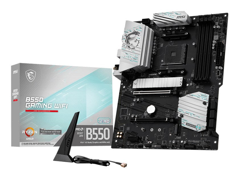 MSI B550 GAMING WIFI Motherboard AMD B550 Socket AM4 ATX