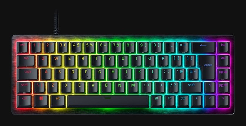 Razer Huntsman V3 HE Magnetic Mini 65% 8KHz keyboard Gaming USB QWERTY English Black