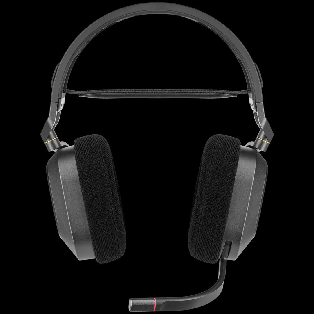 CORSAIR Gaming HS80 RGB Wireless Headset - Over-ear - 2.4 GHz - USB