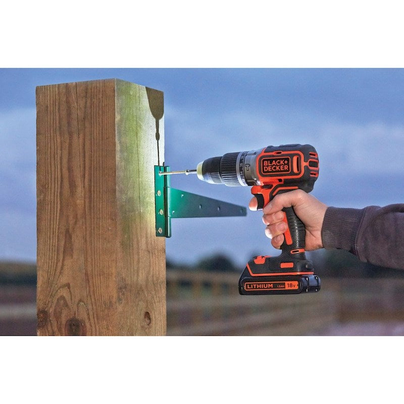 BLACK+DECKER Drill 18V 1650 RPM Keyless 1331319