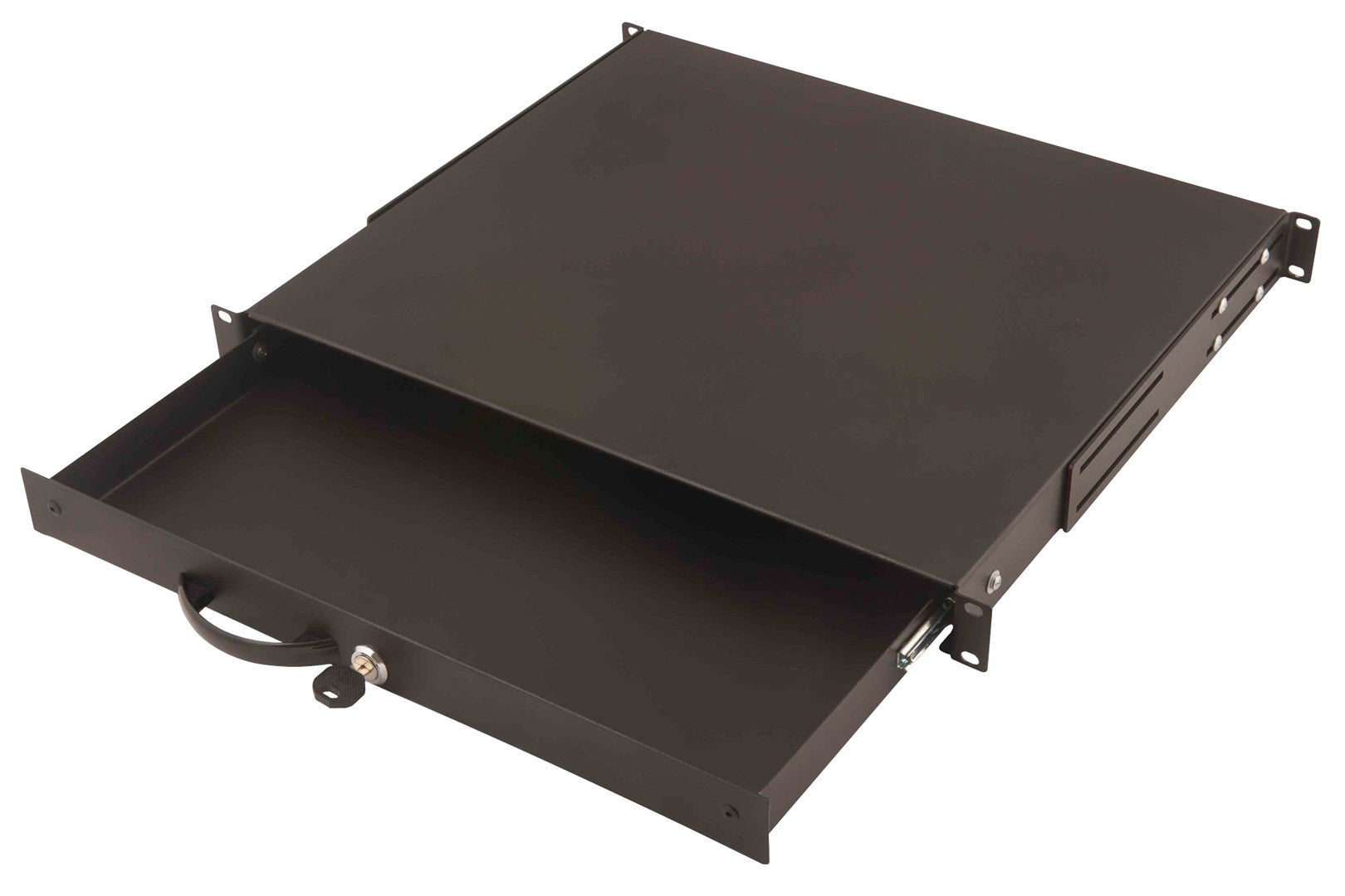 DIGITUS Professional Line DN-19 KEY-1U-SW Keyboard Drawer RAL 9005 black 1U 48.3 cm (19") 11001939